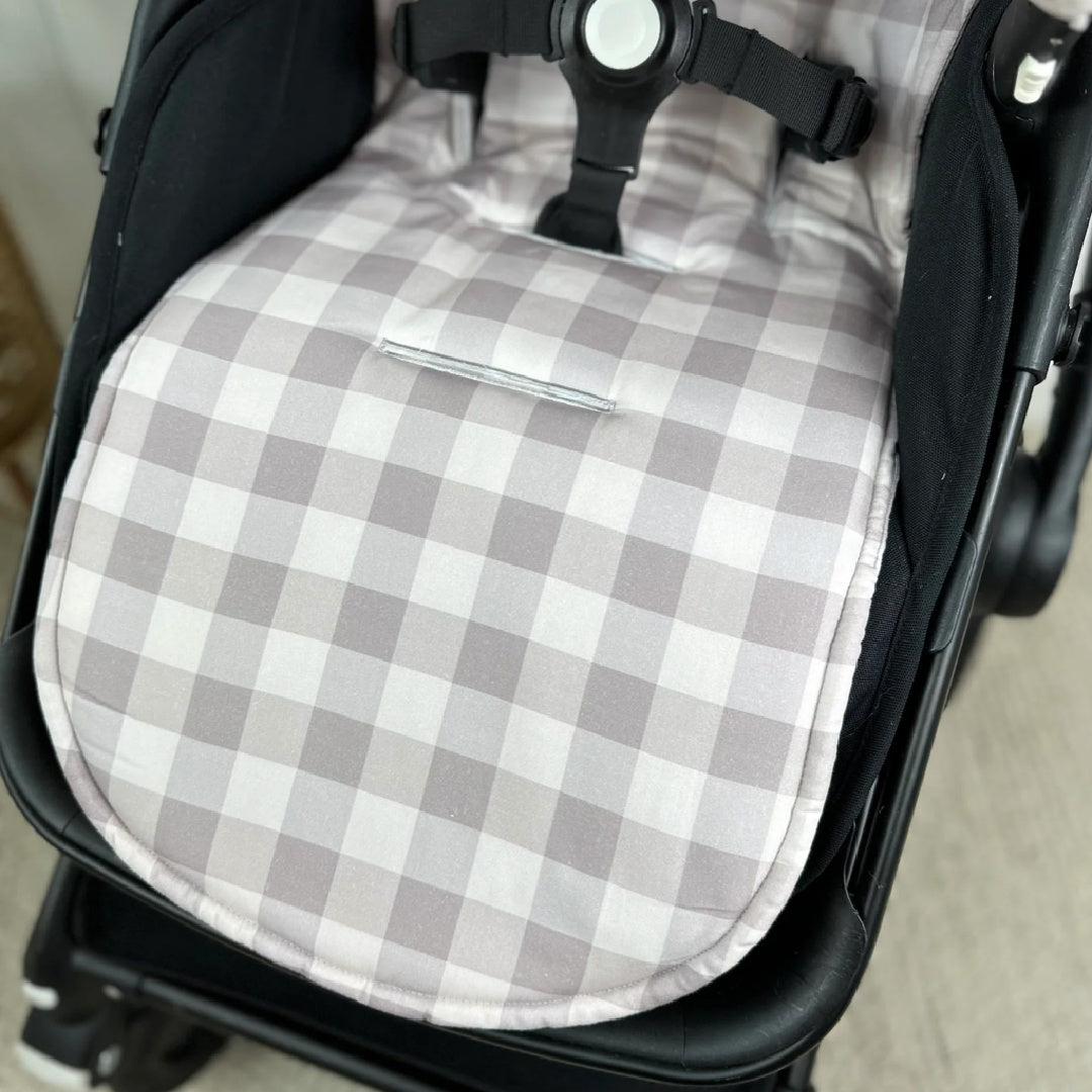 BAMBELLA DESIGNS UNIVERSAL PRAM LINER - FAWN GINGHAM