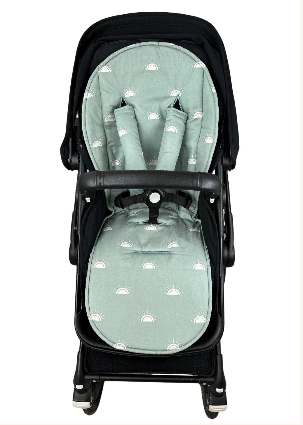 BAMBELLA DESIGNS UNIVERSAL PRAM LINER - SAGE SUNSHINE