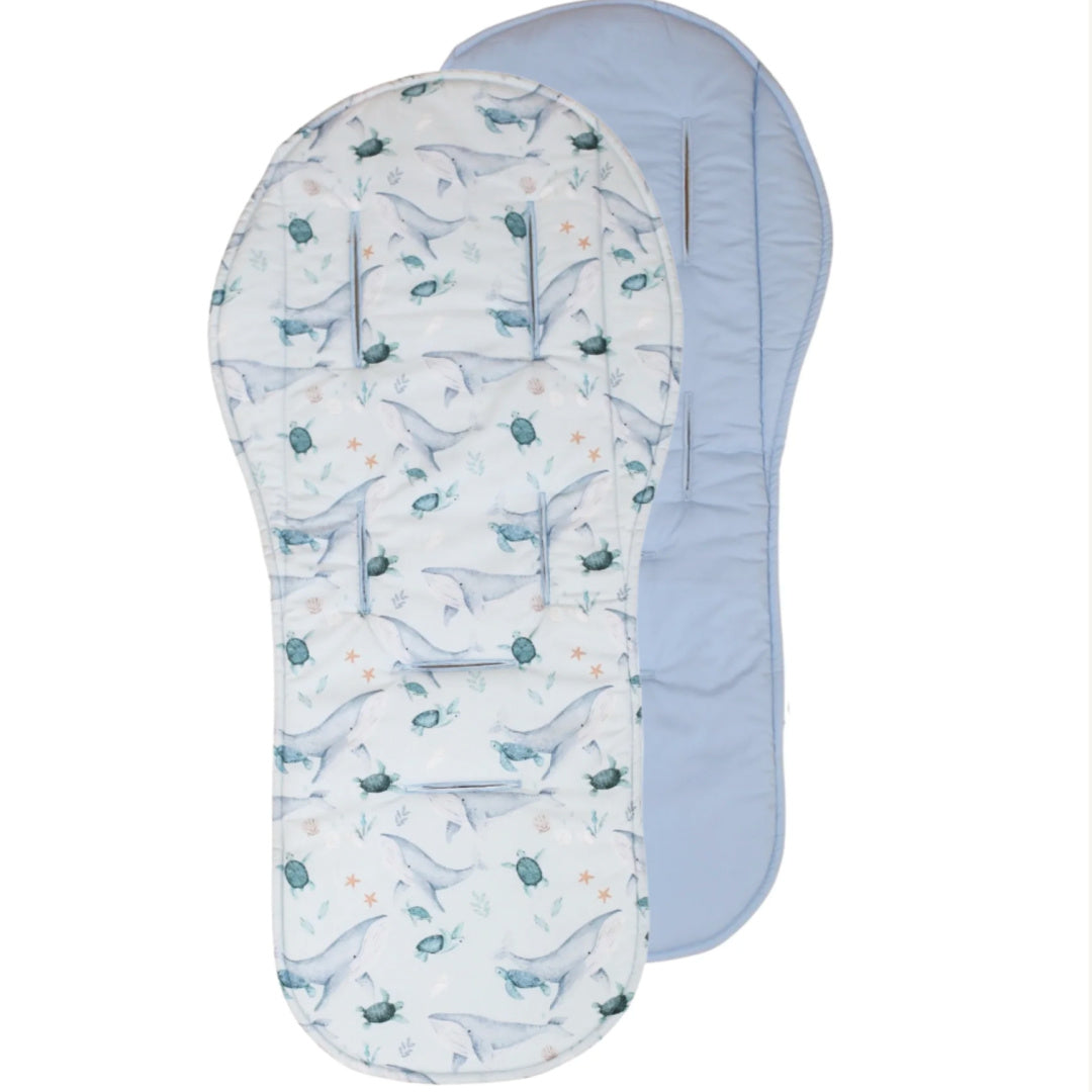 BAMBELLA DESIGNS UNIVERSAL PRAM LINER - TURTLE BAY