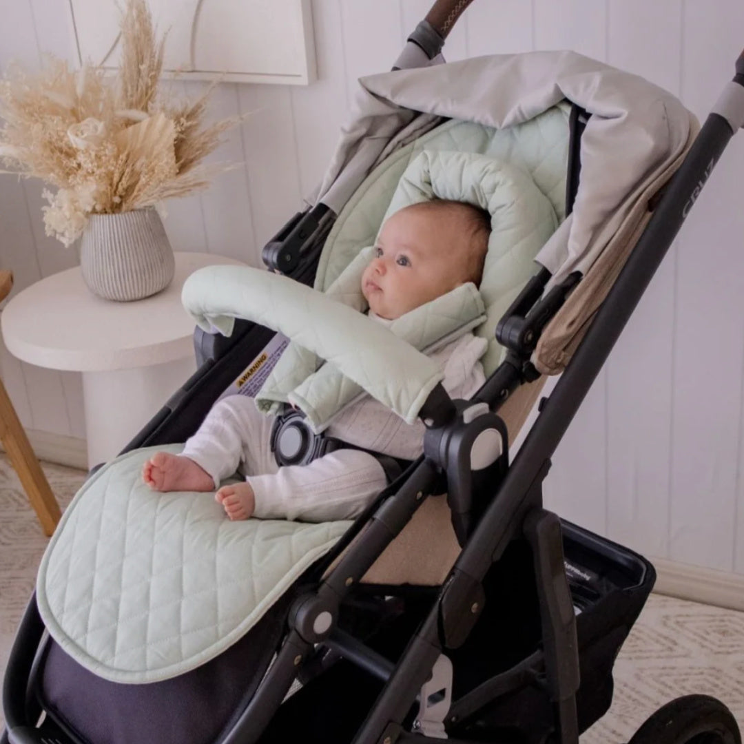 BAMBELLA DESIGNS UNIVERSAL PRAM LINER - FERN
