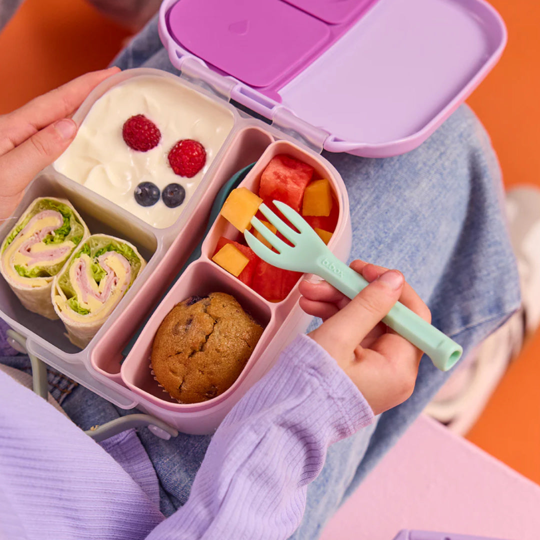 B.BOX SILICONE BENTO TRAY - MINI LUNCHBOX - BERRY