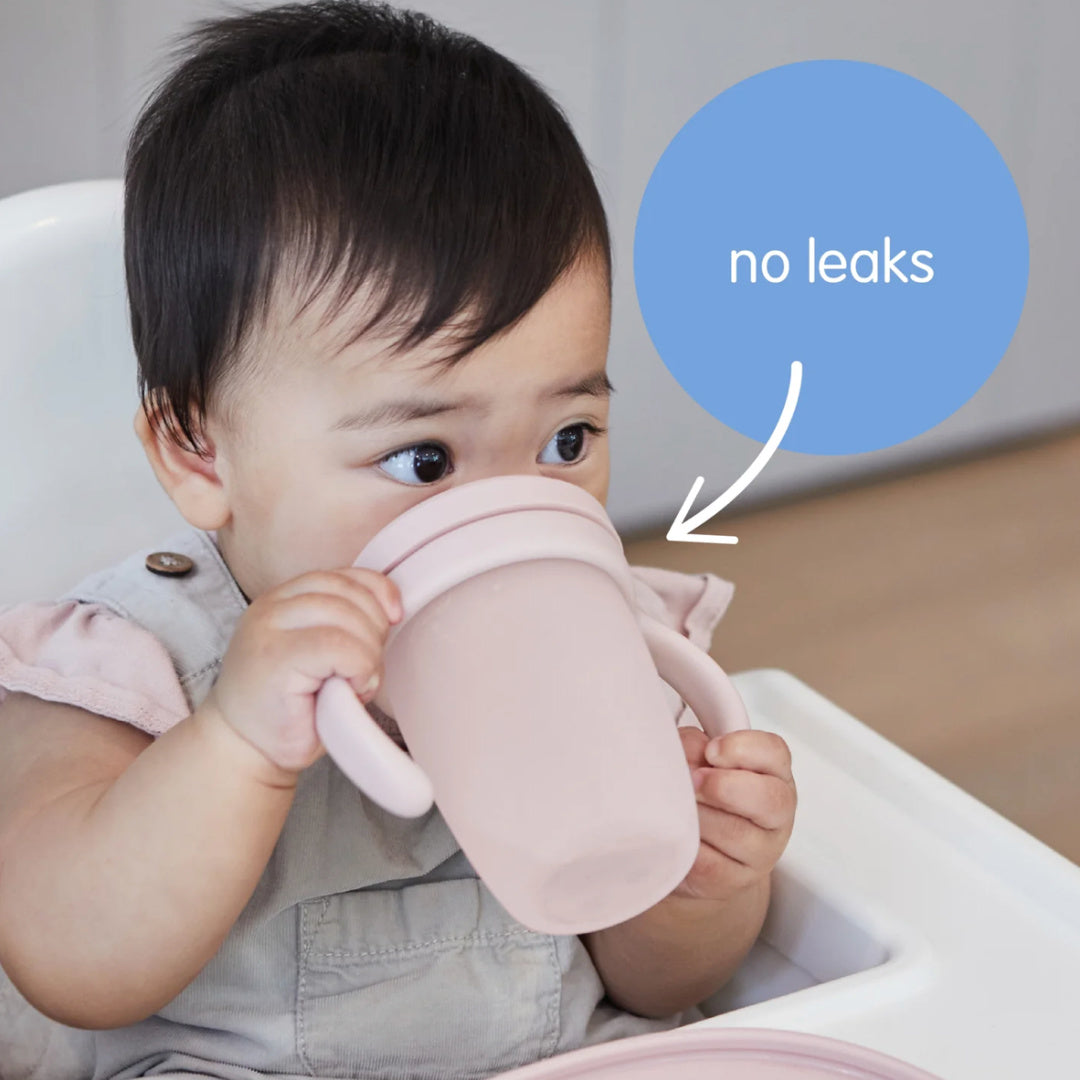 B.BOX SILICONE SPOUT CUP - BLUSH