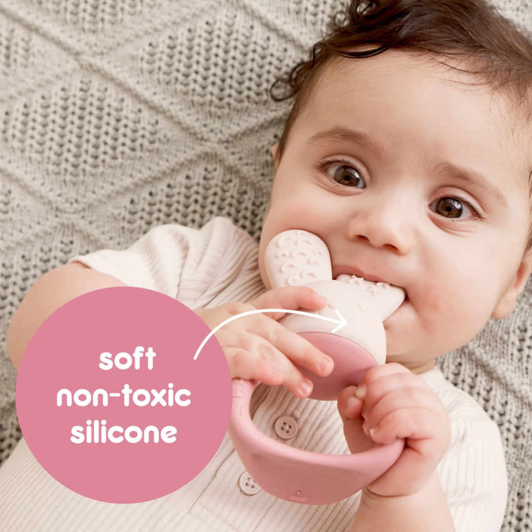 B.BOX CHILL AND FILL TEETHER - BLUSH