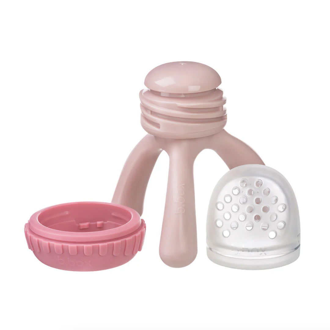 B.BOX SILICONE FRESH FOOD FEEDER - BLUSH