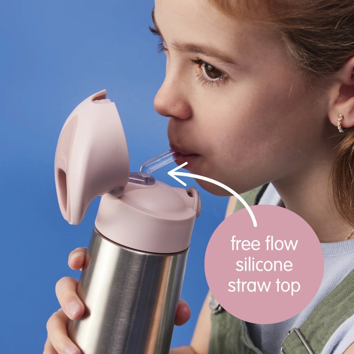 B.BOX INSULATED DRINK BOTTLE 500ML - BLUSH CRUSH