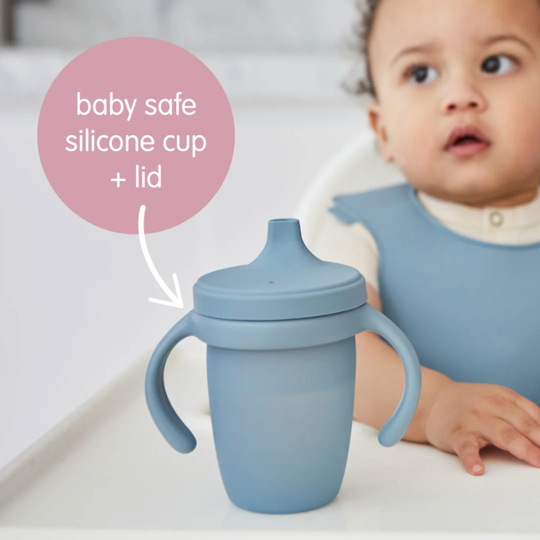 B.BOX SILICONE SPOUT CUP - BLUSH