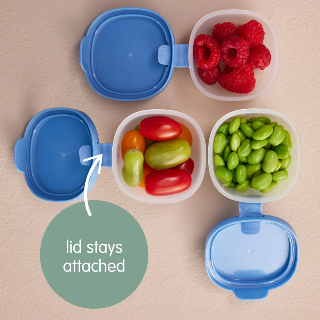 B.BOX SILICONE SNACK TUBS - FOREST