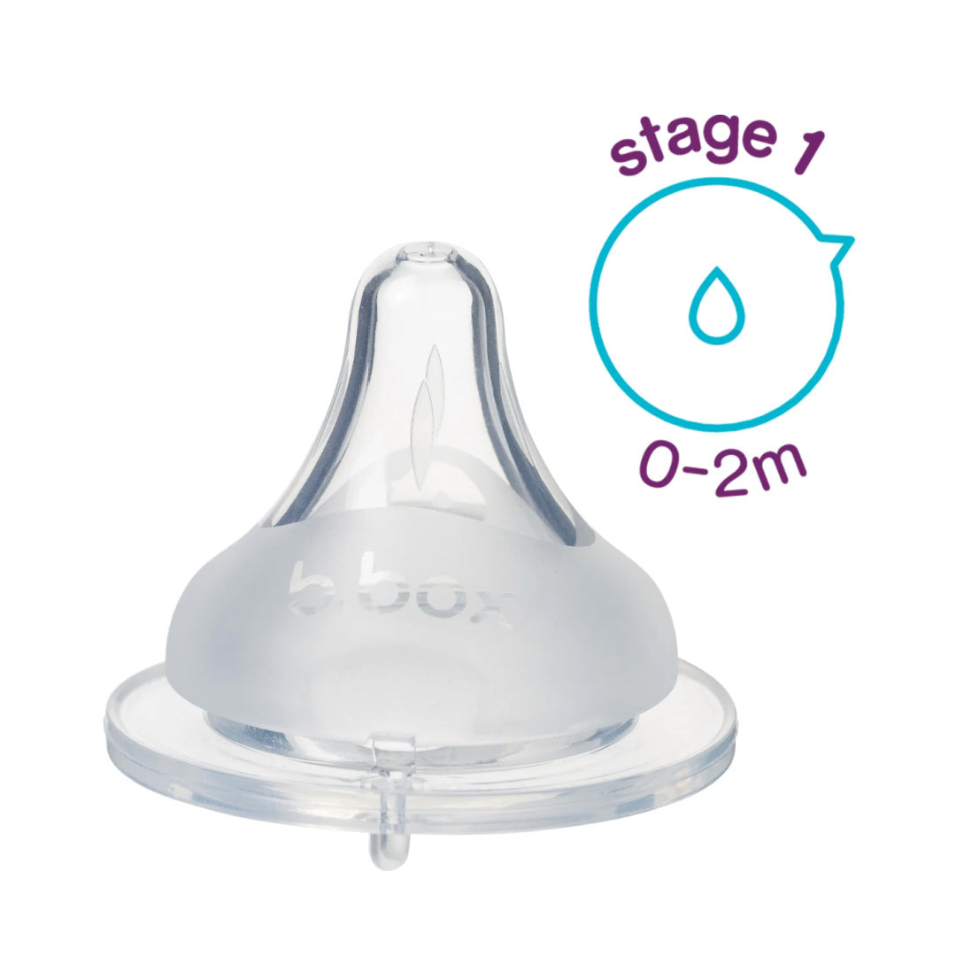 BBOX 2 PACK BABY BOTTLE ANTI-COLIC TEAT - STAGE 1 [0-2M]