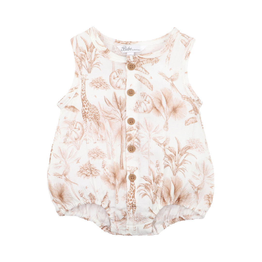 BEBE QUINN PRINT BODYSUIT
