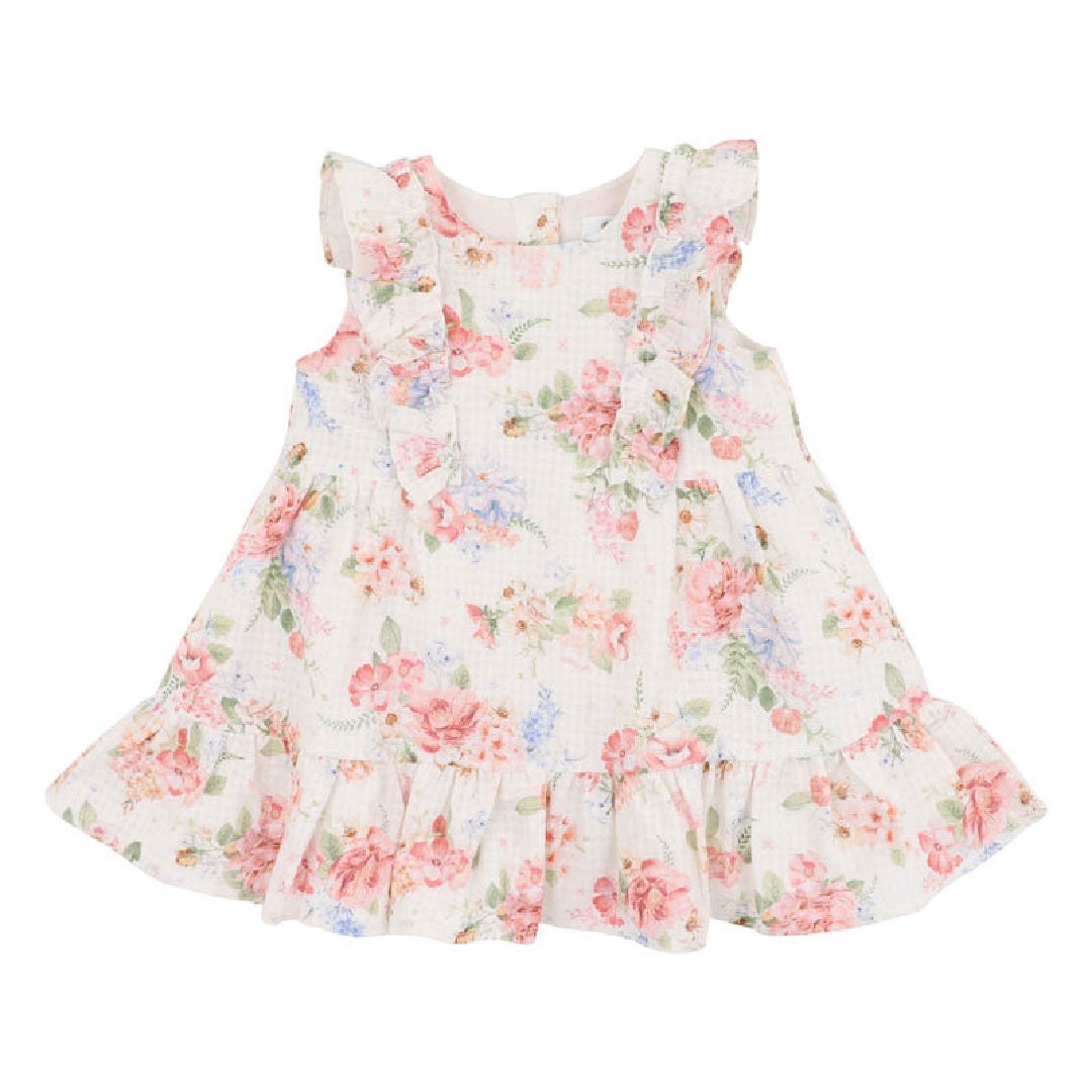 BEBE ANYA BLOOM PRINT DRESS