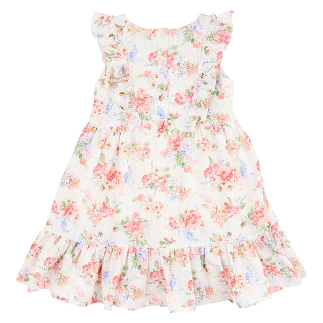BEBE ANYA BLOOM PRINT DRESS
