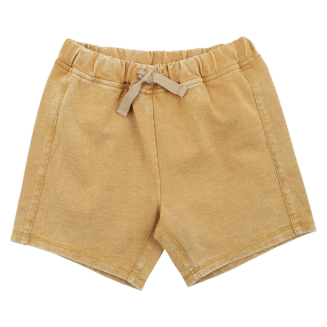 BEBE BOYS MUSTARD SHORTS