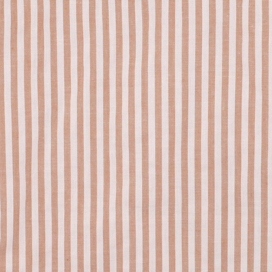 BEBE BRADY STRIPE WOVEN ROMPER