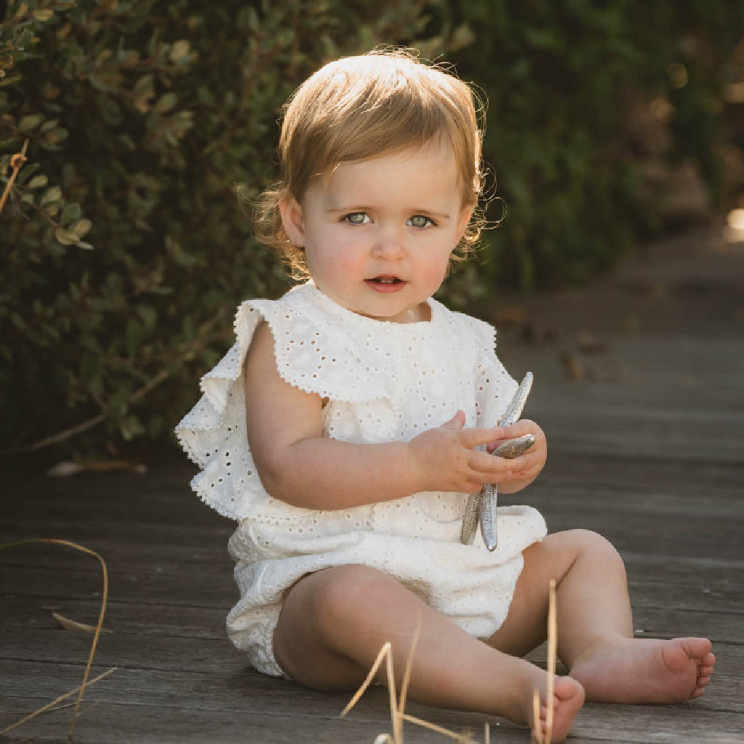 BEBE BRODERIE OCCASION BODYSUIT