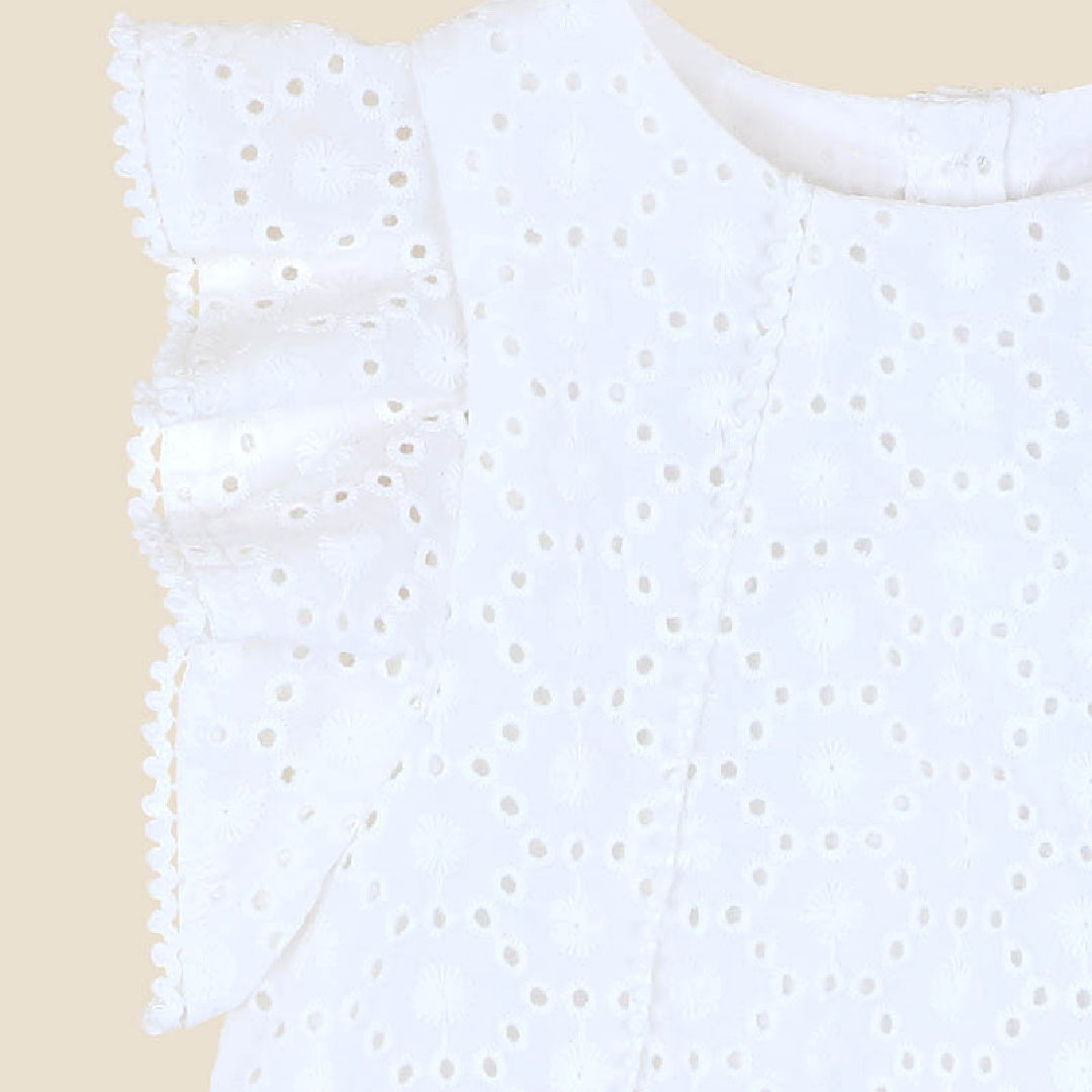 BEBE BRODERIE OCCASION BODYSUIT