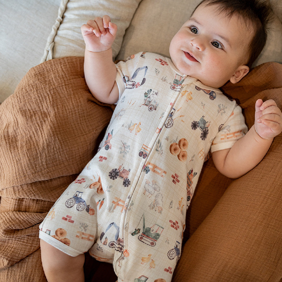 BEBE CLAYTON SS ZIPSUIT