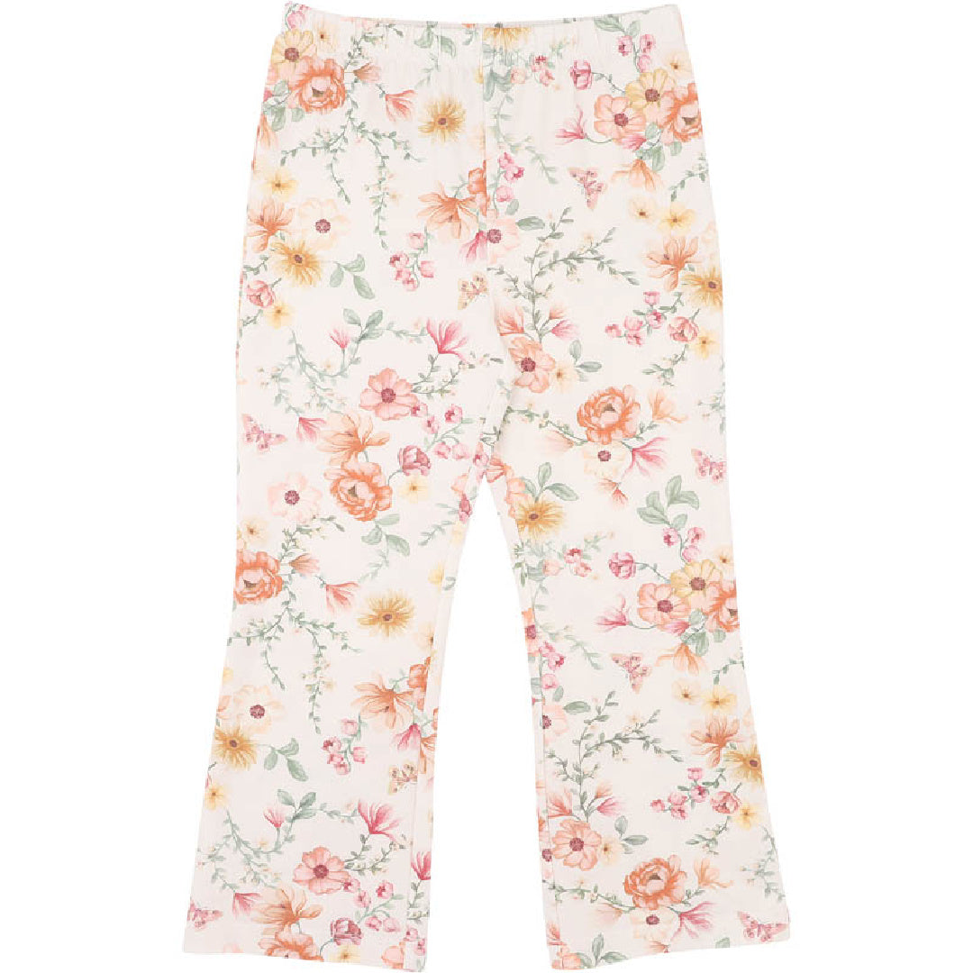 BEBE EMMY FLARED ORGANIC LEGGINGS