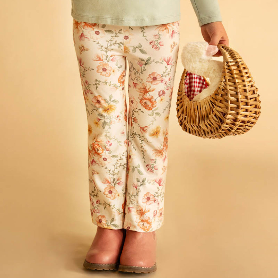 BEBE EMMY FLARED ORGANIC LEGGINGS