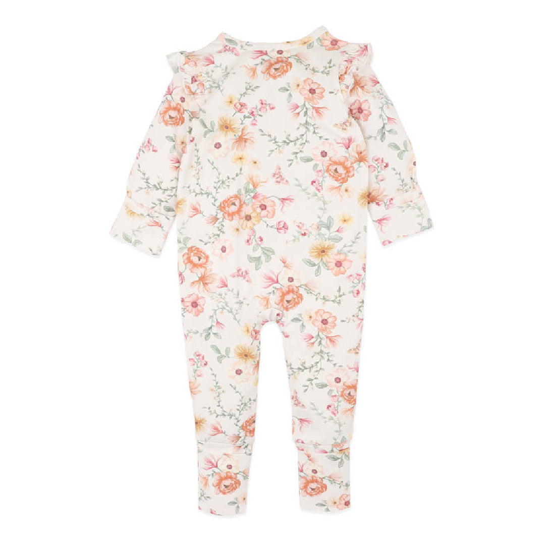 BEBE EMMY ORGANIC LS ZIPSUIT