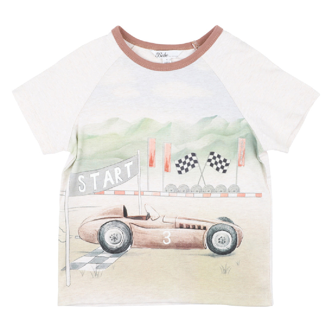 BEBE FINLEY SPORTS CAR TEE