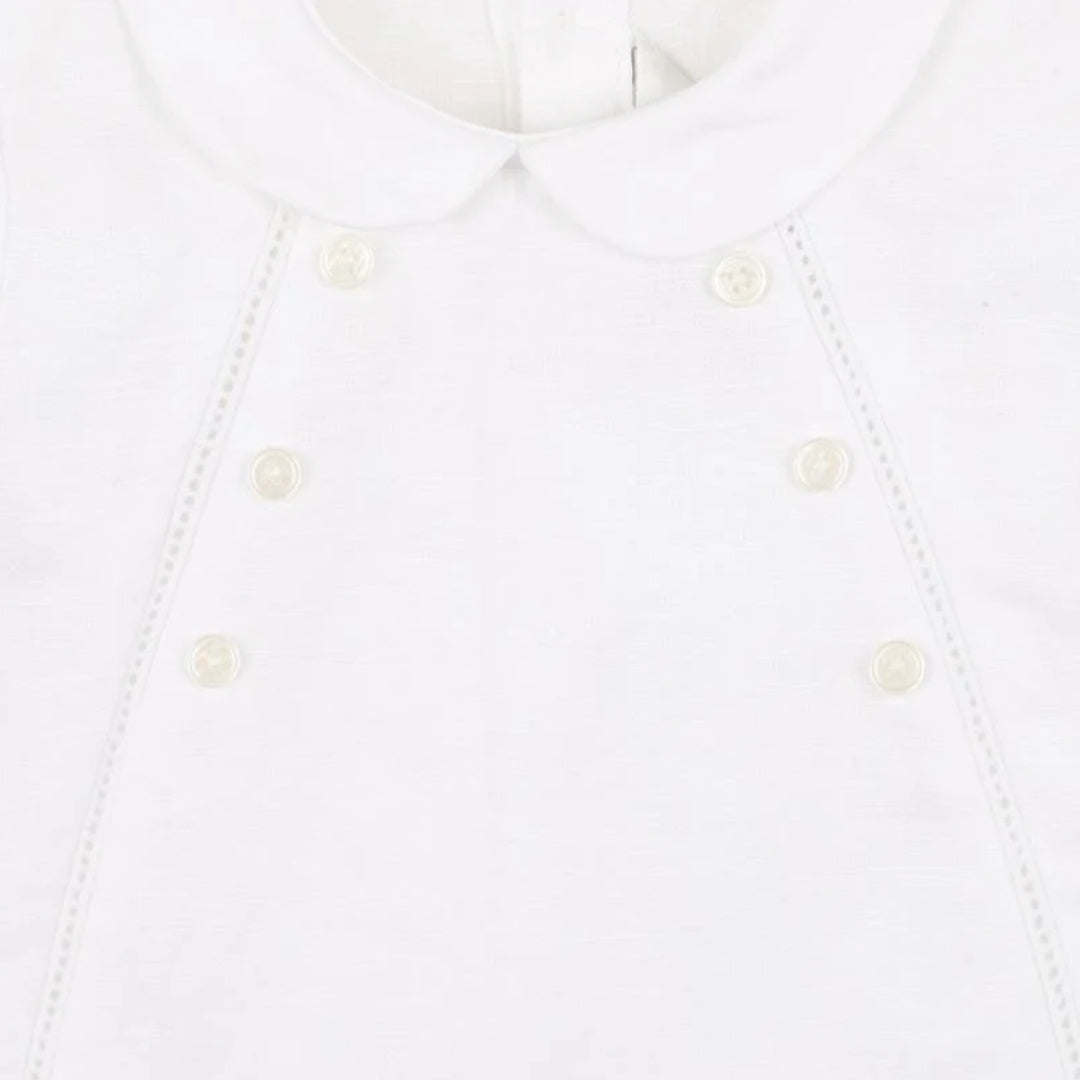 BEBE ROMAN LINEN BLEND DRESSY ROMPER