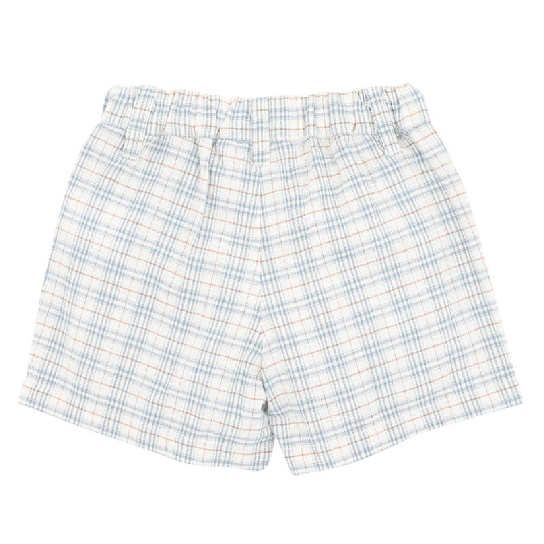 BEBE ROMAN CHECK SHORTS