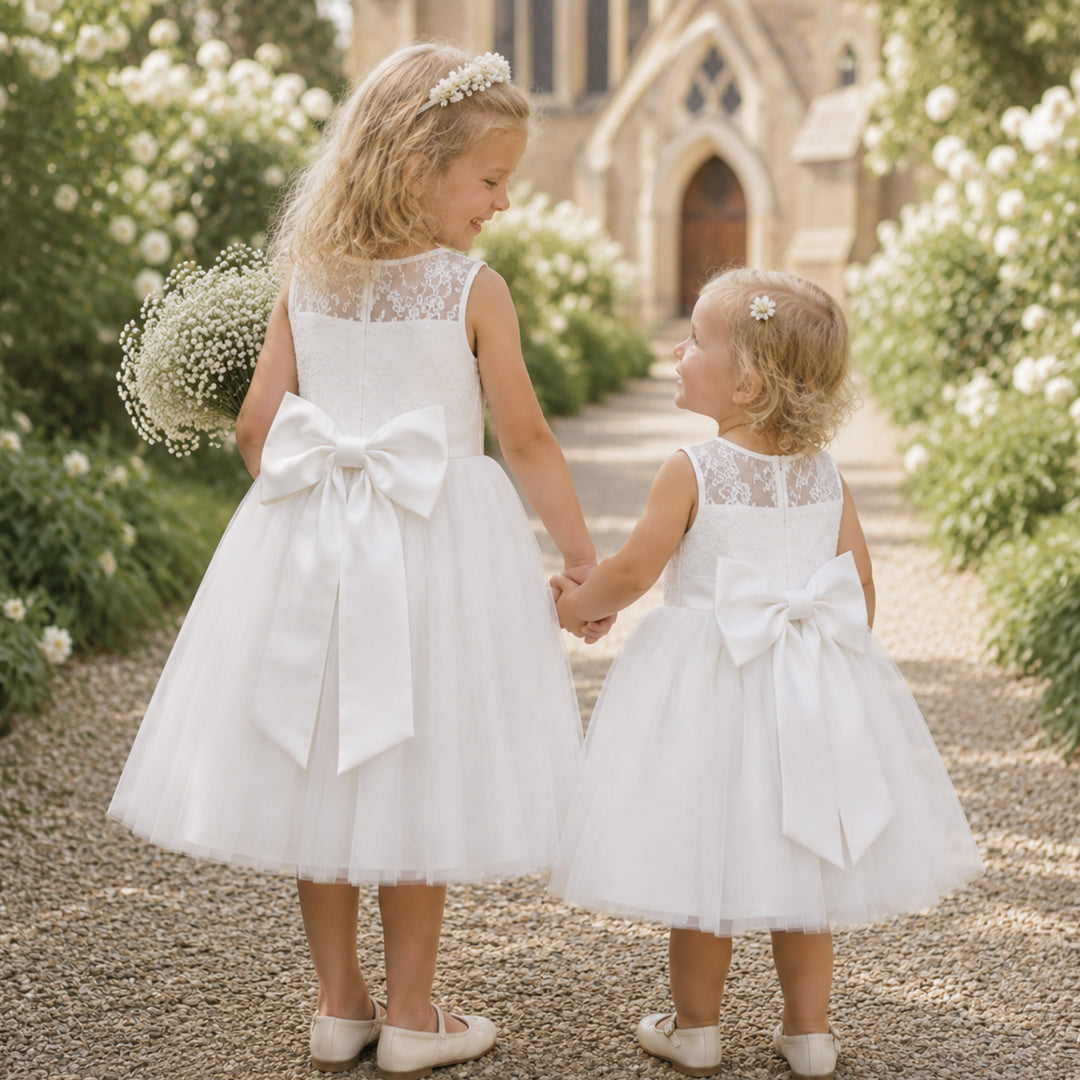 BEBE SARAH LACE DRESS