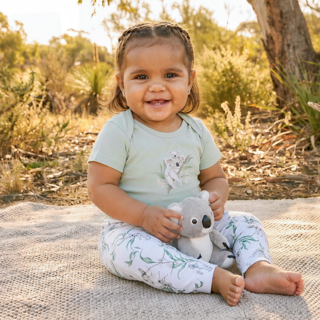 BEBE TAYLOR ORGANIC KOALA BODYSUIT