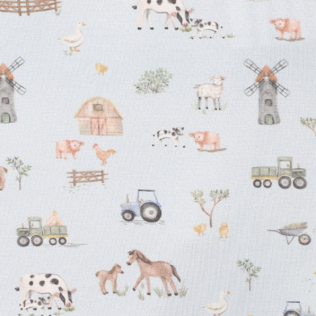 BEBE FARM ECOCOSY SS ZIPSUIT