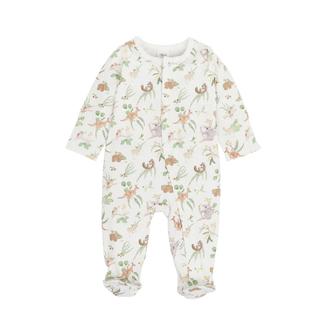 BEBE BAILEY NATIVE LS ZIP ONESIE