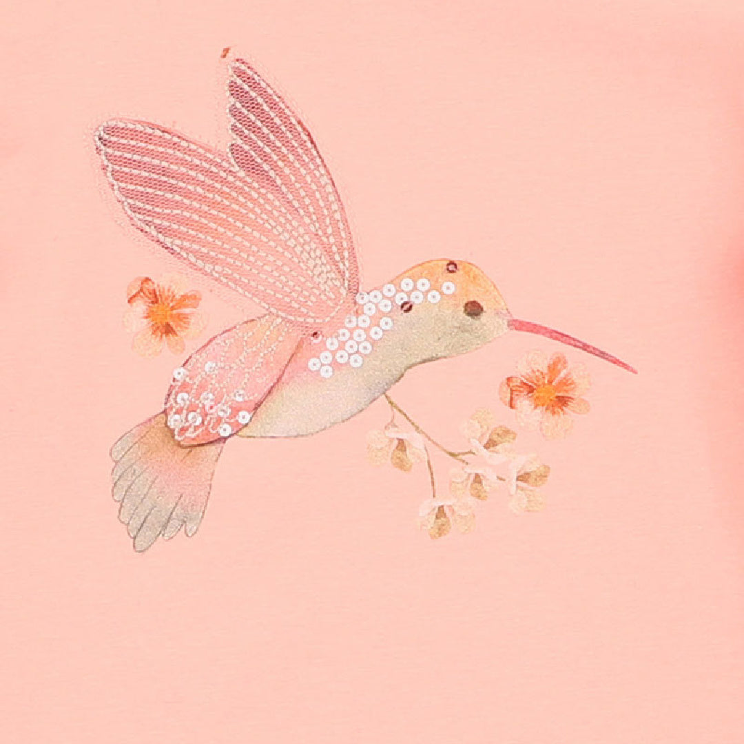 BEBE LYLA HUMMINGBIRD TEE