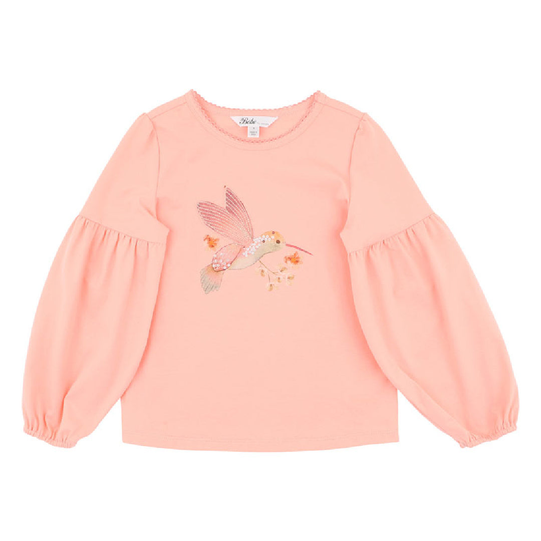 BEBE LYLA HUMMINGBIRD TEE