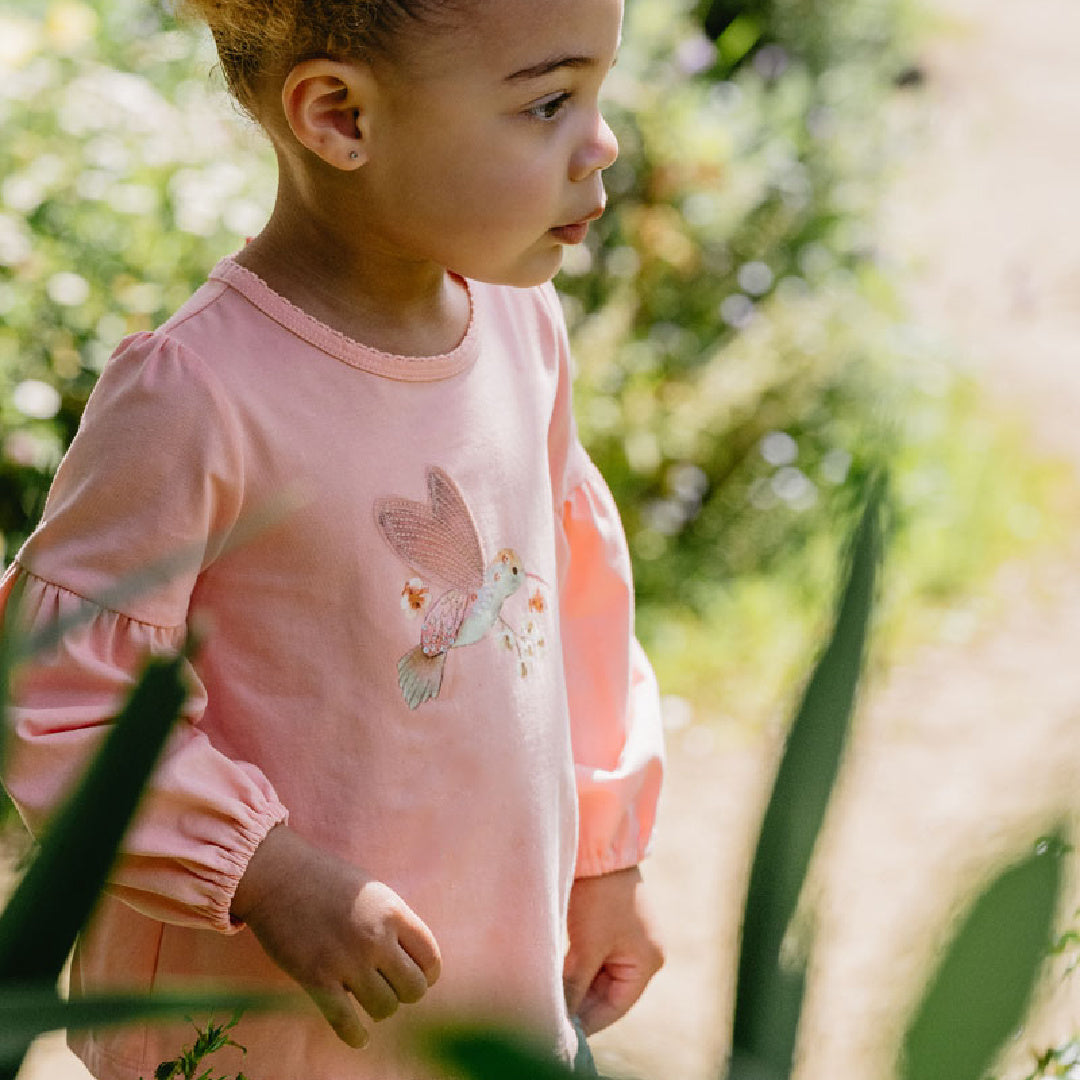 BEBE LYLA HUMMINGBIRD TEE