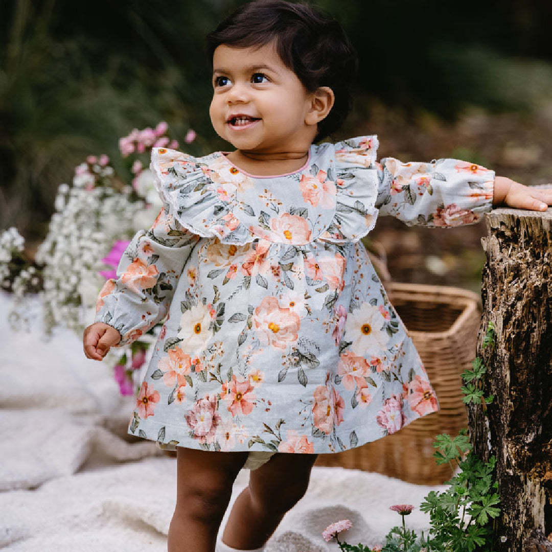 BEBE LYLA OVERLAY DRESS