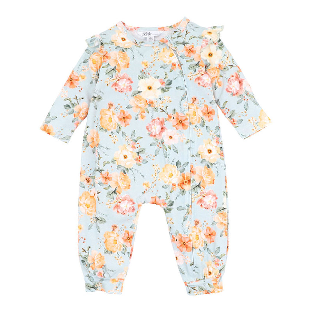 BEBE LYLA ZIP ROMPER