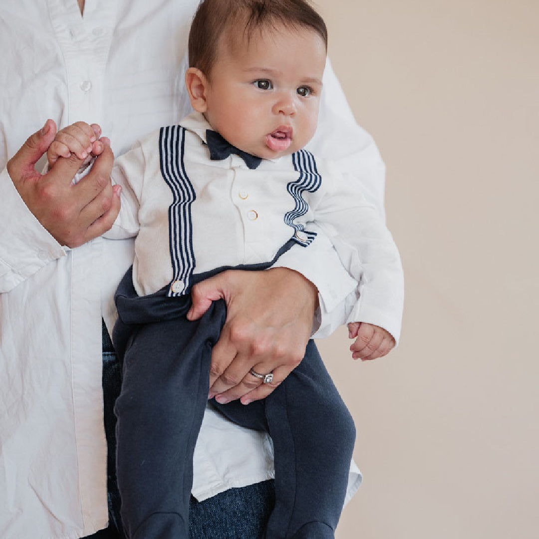 BEBE OLIVER GENTLEMAN ONESIE Lollypop Lane Kidswear