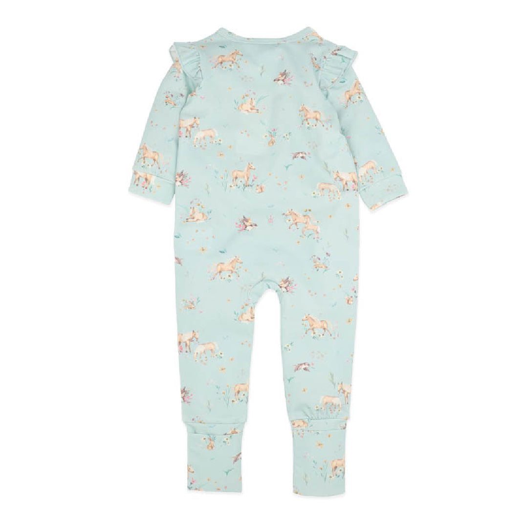 BEBE WINNIE ORGANIC LS ZIPSUIT