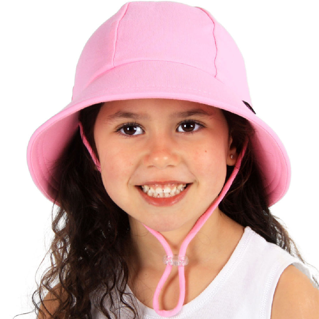 BEDHEAD KIDS PONYTAIL BUCKET HAT - BABY PINK