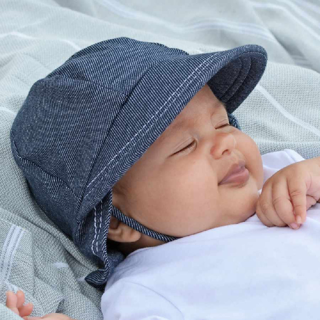 BEDHEAD BABY LEGIONNAIRE HAT - DENIM