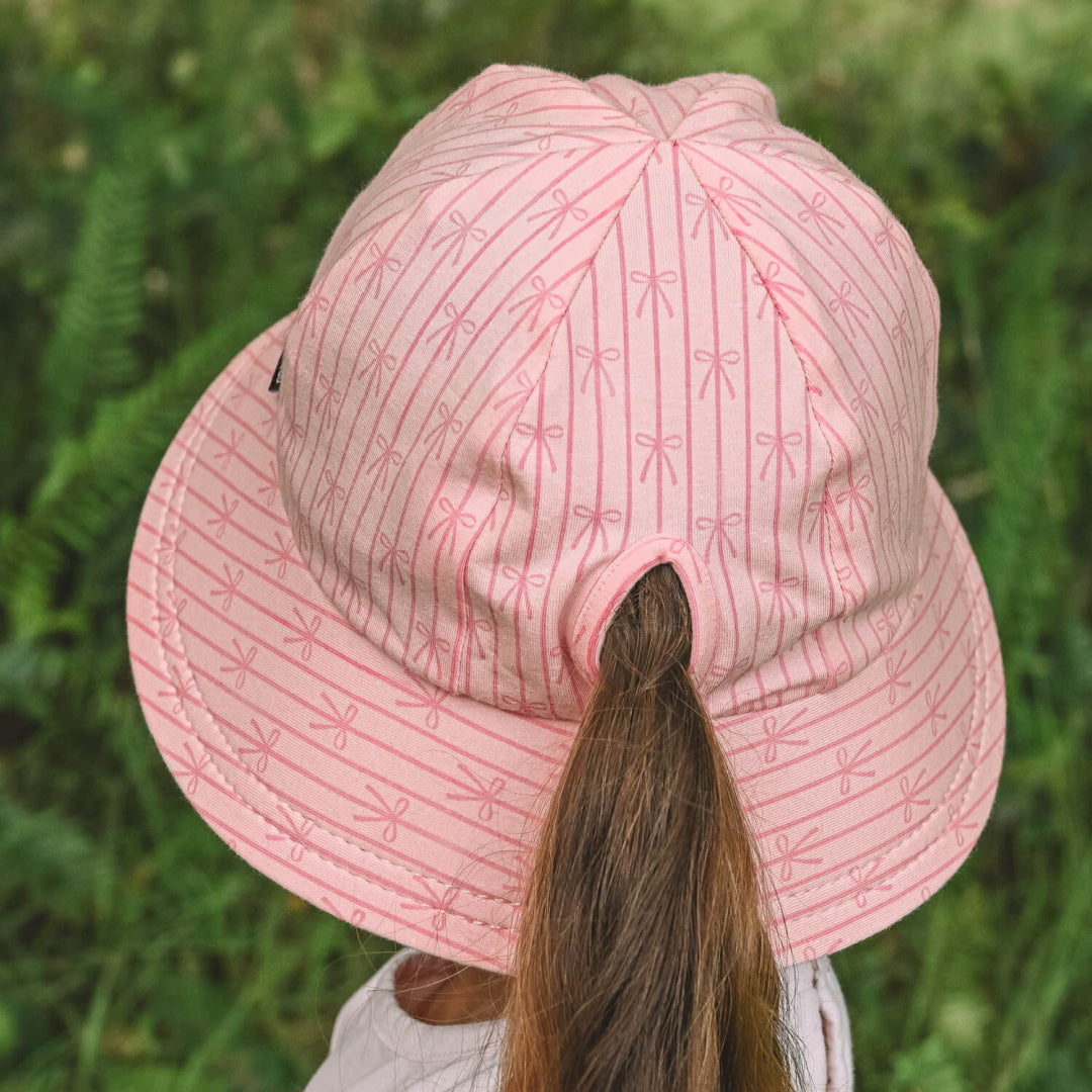 BEDHEAD KIDS PONYTAIL BUCKET HAT - BALLERINA