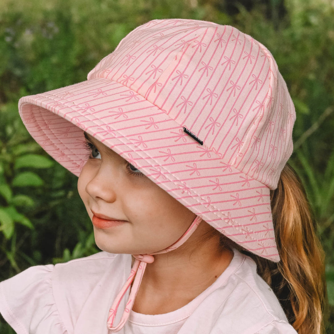BEDHEAD KIDS PONYTAIL BUCKET HAT - BALLERINA