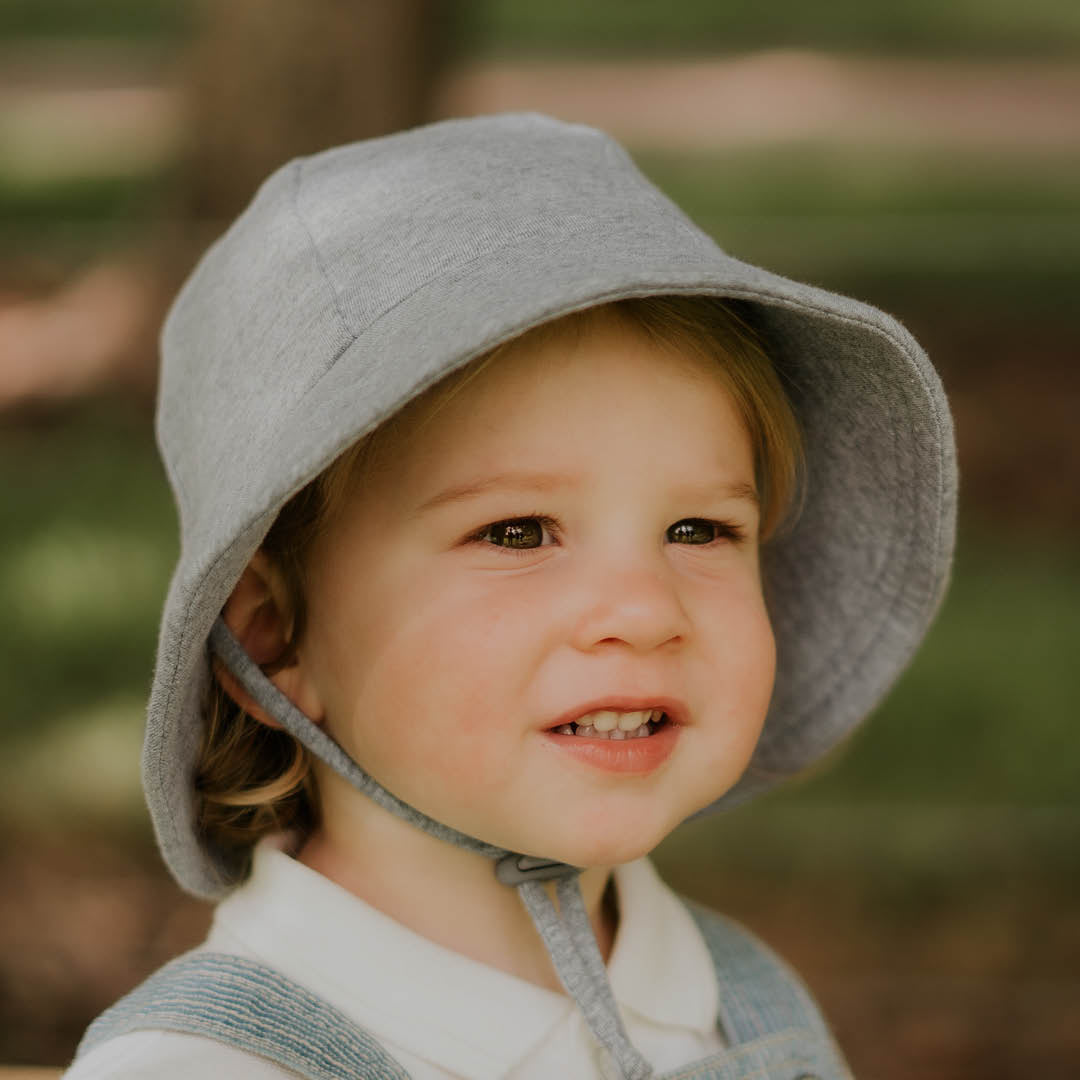 BEDHEAD TODDLER BUCKET HAT - GREY MARLE