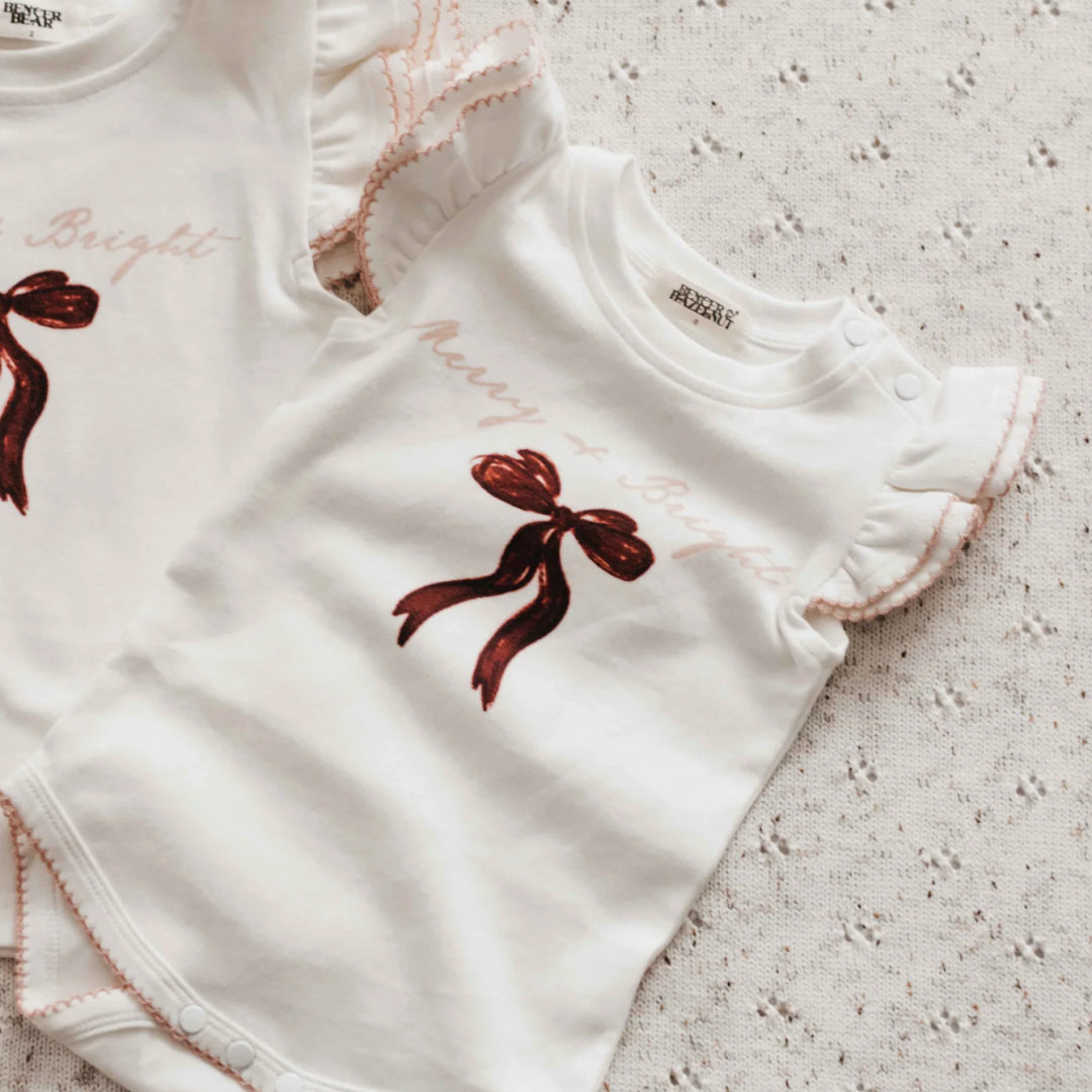 BENCER & HAZELNUT BODYSUIT - MERRY & BRIGHT