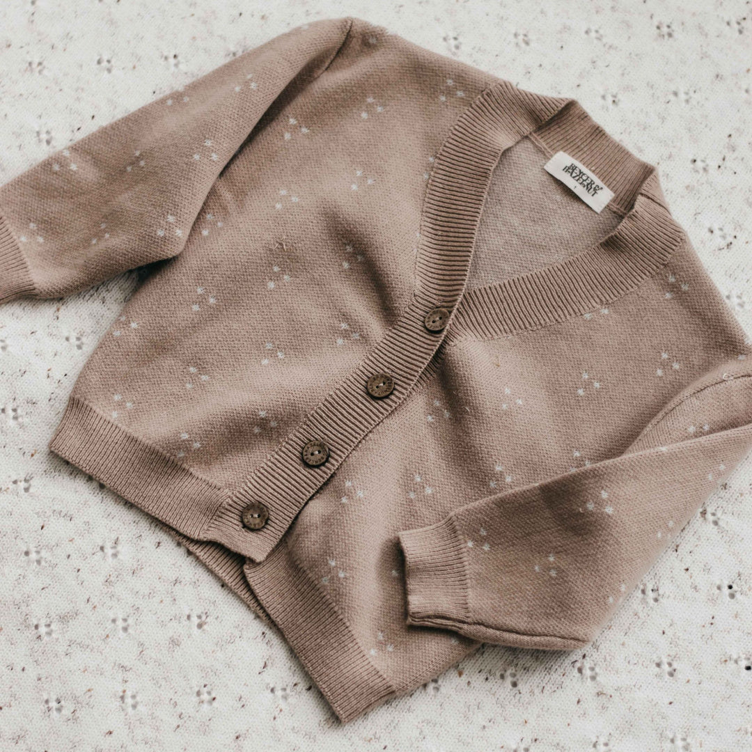 BENCER &amp; HAZELNUT BASIC KNIT CARDY