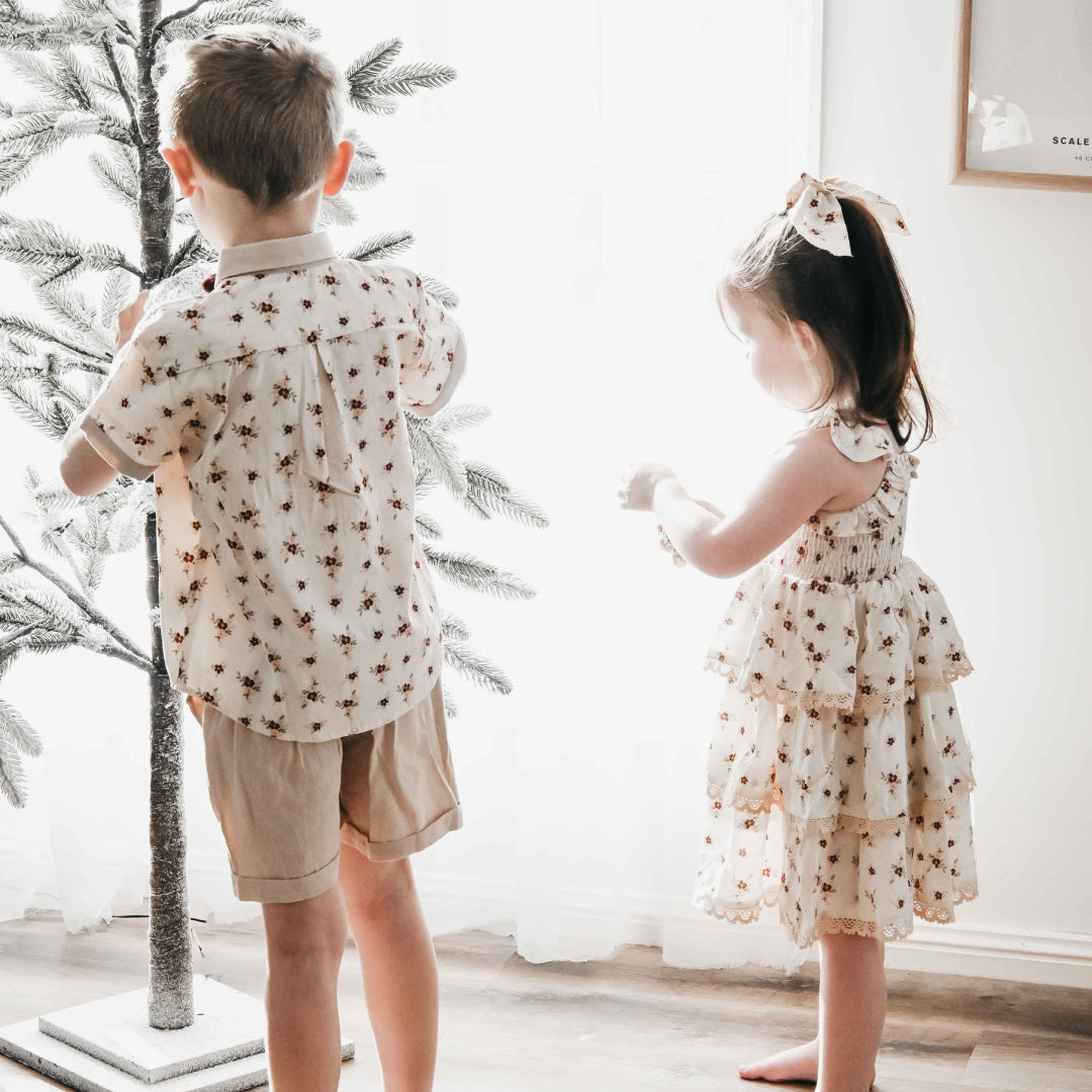 BENCER &amp; HAZELNUT BOYS FELIZ SHIRT