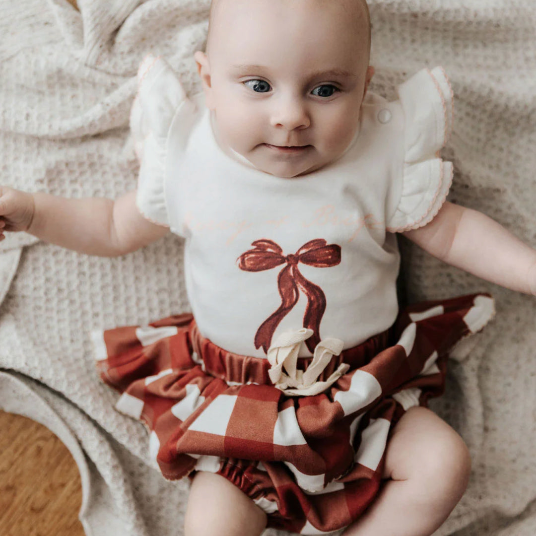 BENCER &amp; HAZELNUT BODYSUIT - MERRY &amp; BRIGHT