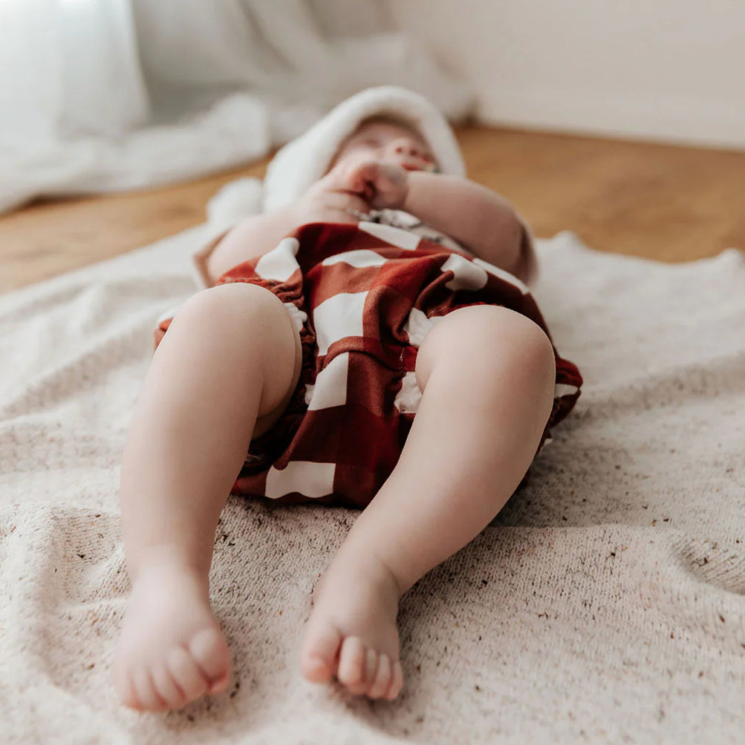 BENCER &amp; HAZELNUT BASIC BLOOMERS - RED GINGHAM