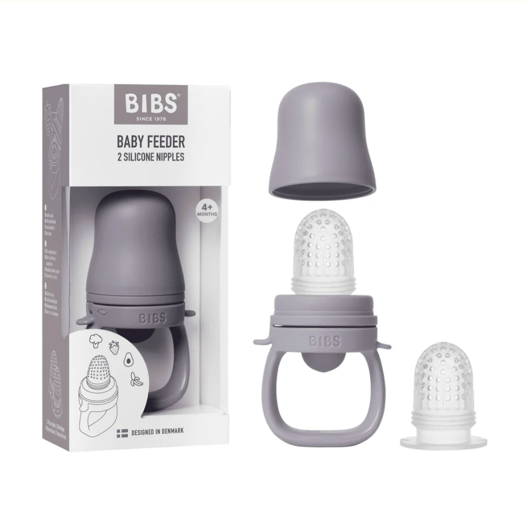 BIBS BABY FEEDER - FOSSIL GREY