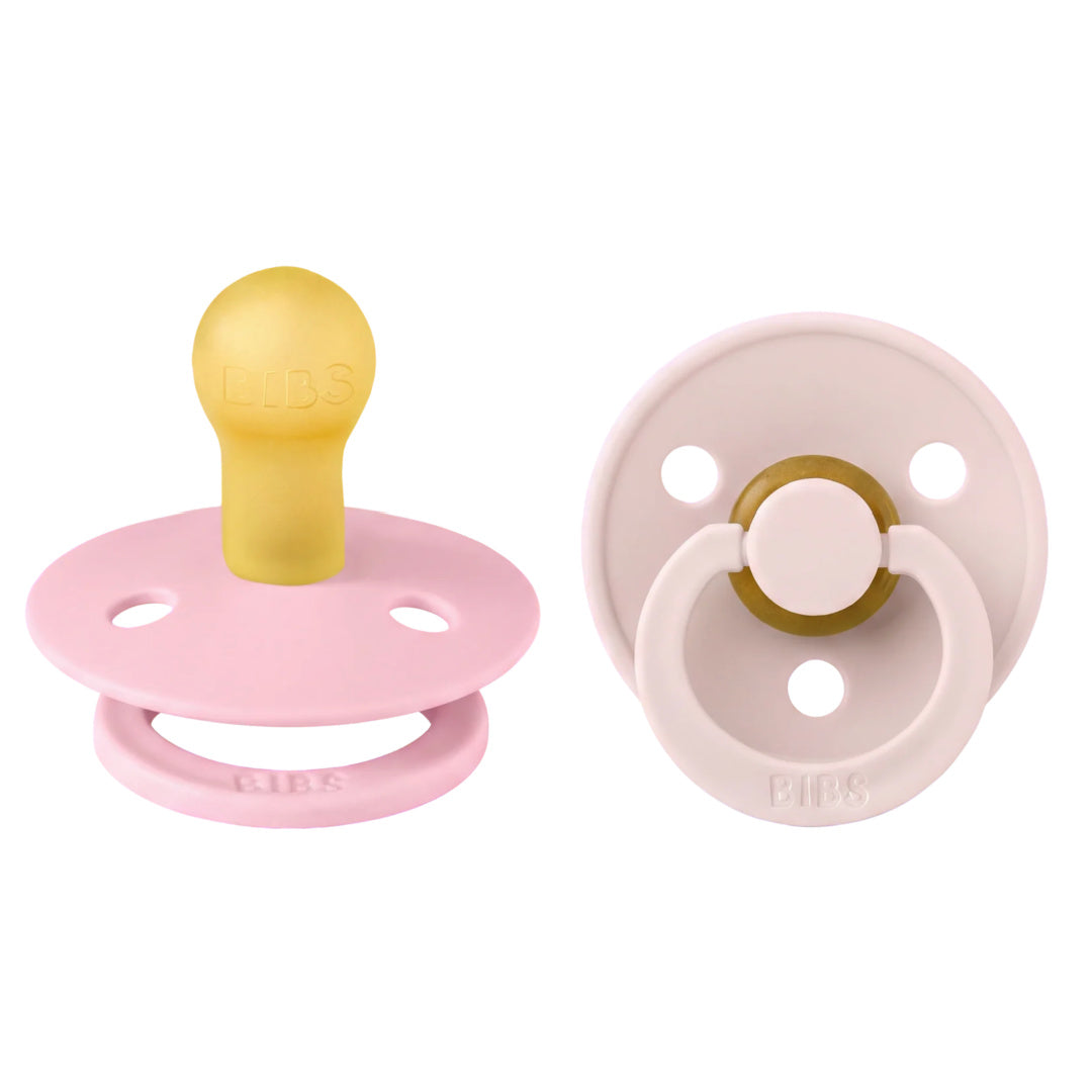 BIBS COLOUR DUMMY | 2 PACK - PETAL/BABY PINK