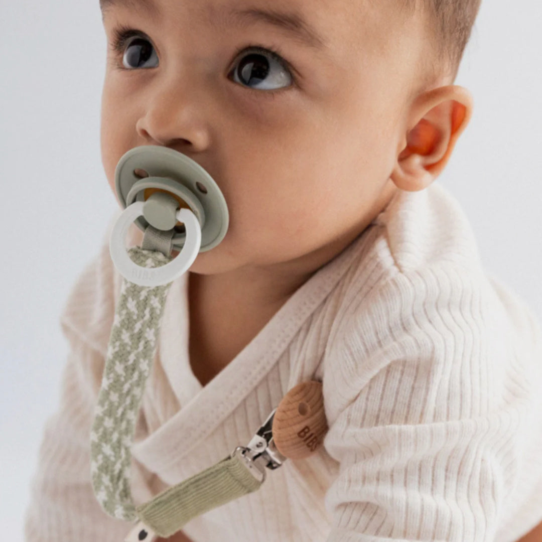 BIBS LIBERTY PACIFIER CLIP - CAPEL SAGE